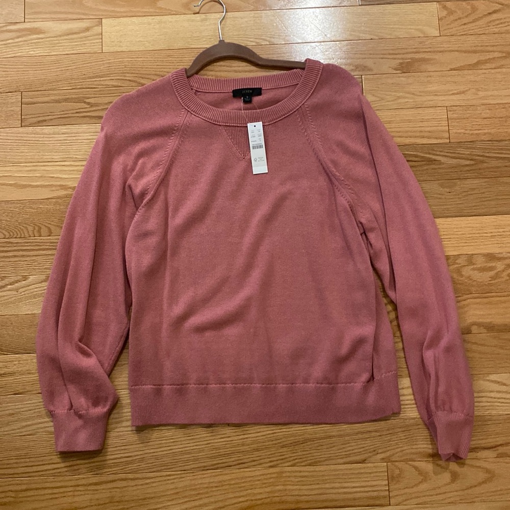 NWT J Crew part cashmere sweater